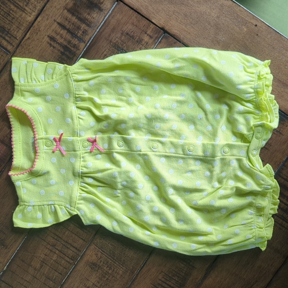 NWOT Carter's Baby Girl Snap-up Rompers - 3 Pack - Picture 3 of 4